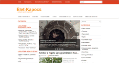 Desktop Screenshot of elet-kapocs.hu